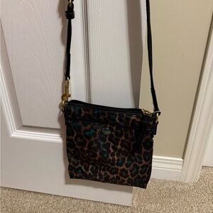 COACH! Like New!
Leopard Print Crossbody Bag